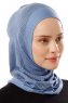 Wind Plain - Hijab Al Amira One-Piece Indigo