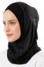 Wind Cross - Hijab Al Amira One-Piece Noir & Blanc
