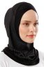 Wind Cross - Hijab Al Amira One-Piece Noir & Blanc