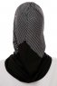 Wind Cross - Hijab Al Amira One-Piece Noir & Gris Clair