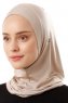Logo Plain - Hijab Al Amira One-Piece Taupe Clair