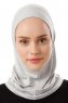 Logo Plain - Hijab Al Amira One-Piece Gris Clair