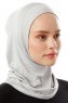 Logo Plain - Hijab Al Amira One-Piece Gris Clair