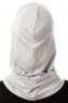 Logo Plain - Hijab Al Amira One-Piece Gris Clair