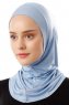 Logo Plain - Hijab Al Amira One-Piece Bleu Clair