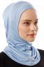 Logo Plain - Hijab Al Amira One-Piece Bleu Clair