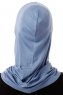 Logo Plain - Hijab Al Amira One-Piece Indigo