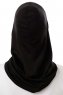 Logo Cross - Hijab Al Amira One-Piece Noir & Gris Clair