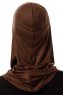 Logo Cross - Hijab Al Amira One-Piece Marron