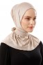 Sportif Plain - Hijab Pratique Viscose Taupe Clair