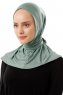 Sportif Plain - Hijab Pratique Viscose Vert