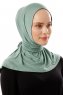 Sportif Plain - Hijab Pratique Viscose Vert