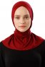 Sportif Cross - Hijab Pratique Viscose Bordeaux