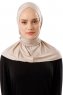 Sportif Cross - Hijab Pratique Viscose Taupe Clair