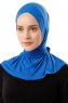 Sportif Cross - Hijab Pratique Viscose Bleu