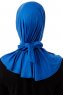 Sportif Cross - Hijab Pratique Viscose Bleu