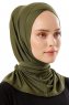 Sportif Cross - Hijab Pratique Viscose Kaki