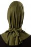 Sportif Cross - Hijab Pratique Viscose Kaki