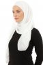 Alara Plain - Hijab Chiffon One Piece Crème