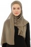 Alara Plain - Hijab Chiffon One Piece Olive Verte