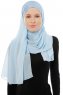 Alara Cross - Hijab Chiffon One Piece Bleu Clair
