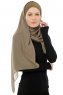 Alara Cross - Hijab Chiffon One Piece Olive Verte