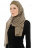 Alara Cross - Hijab Chiffon One Piece Olive Verte