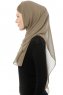 Alara Cross - Hijab Chiffon One Piece Olive Verte