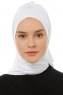 Isra Plain - Hijab One-Piece Viscose Blanc