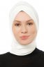 Isra Cross - Hijab One-Piece Viscose Crème
