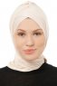 Isra Cross - Hijab One-Piece Viscose Beige