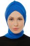 Isra Cross - Hijab One-Piece Viscose Bleu