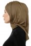 Isra Cross - Hijab One-Piece Viscose Kaki