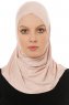 Hanfendy Cross Logo - Hijab One-Piece Vieux Rose