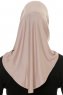 Hanfendy Cross Logo - Hijab One-Piece Gris Pierre