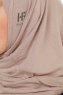 Hanfendy Cross Logo - Hijab One-Piece Gris Pierre