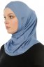 Hanfendy Cross Logo - Hijab One-Piece Indigo