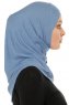 Hanfendy Cross Logo - Hijab One-Piece Indigo