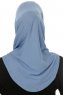 Hanfendy Cross Logo - Hijab One-Piece Indigo