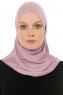Hanfendy Cross Logo - Hijab One-Piece Violet