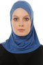 Micro Cross - Hijab One-Piece Bleu Clair