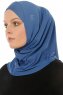 Micro Cross - Hijab One-Piece Bleu Clair