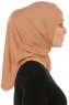 Micro Cross - Hijab One-Piece Caramel