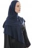 Ajda - Hijab Zip Bleu Marin