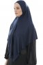 Ajda - Hijab Zip Bleu Marin