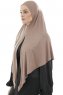 Ajda - Hijab Zip Taupe Foncé