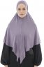 Ajda - Hijab Zip Violet Foncé