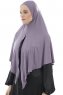 Ajda - Hijab Zip Violet Foncé