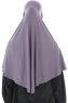 Ajda - Hijab Zip Violet Foncé