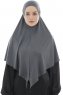 Ajda - Hijab Zip Gris Foncé